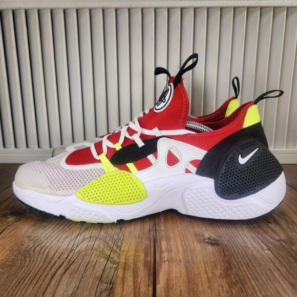 Nike Huarache Edge TXT Mens Size 12 White Red Colorful Running Shoes A01697-100 - Picture 3 of 9